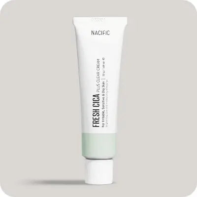 NACIFIC Fresh Cica Plus Clear Cream 50g 1Box (126ea)