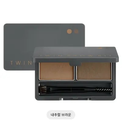 missha TWIN BROW KIT (NO.1/NATURAL BROWN 4.4G 1Box (6ea)