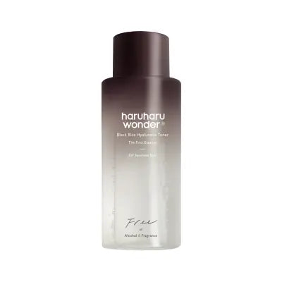 HARUHARU WONDER Black Rice Hyaluronic Toner Free of Alcohol Fragrance (150ml) 1Box (90ea)