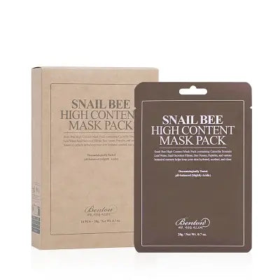 Benton SNAIL BEE HIGH CONTENT MASK PACK [1BOX] 20g x 10매 1Box (50ea)