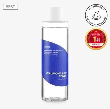 Isntree HYALURONIC ACID TONER_400ml 1Box (34ea)