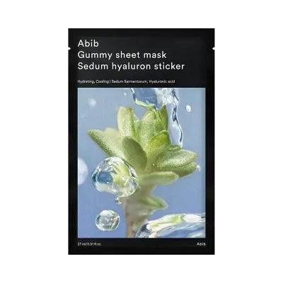 Abib Gummy sheet mask Sedum Hyaluron sticker 27ml 1Box (24ea)