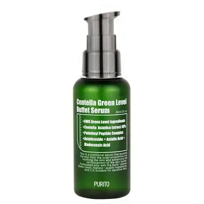 PURITO Centella Green Level Buffet Serum 60ml 1Box (160ea)
