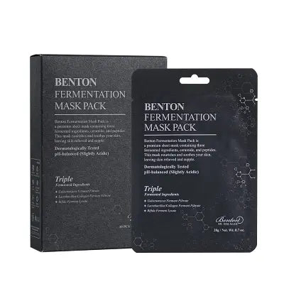 Benton FERMENTATION MASK PACK [1BOX] 20g x 10매 1Box (50ea)