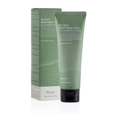 Benton DEEP GREEN TEA CLEANSING FOAM 120g 1Box (100ea)