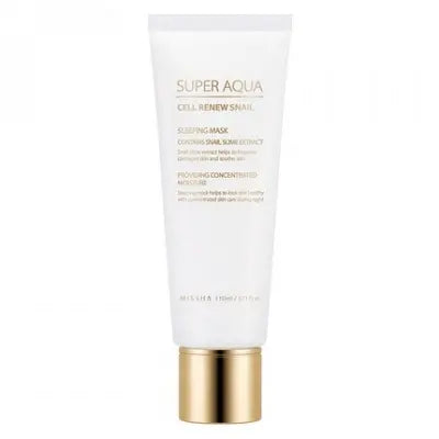 missha SUPER AQUA CELL RENEW SNAIL SLEEP 110ML 1Box (8ea)