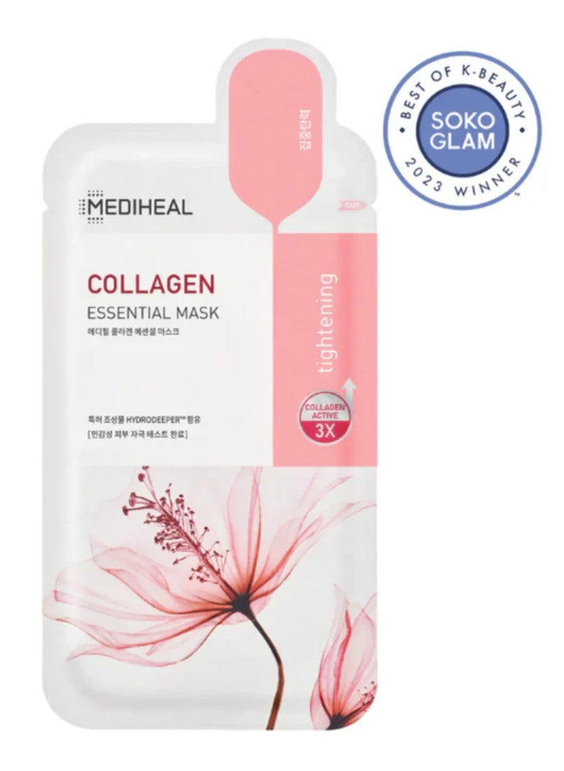 MEDIHEAL Collagen Essential Mask *10 (Ver.2)_LW 1Box (28ea)