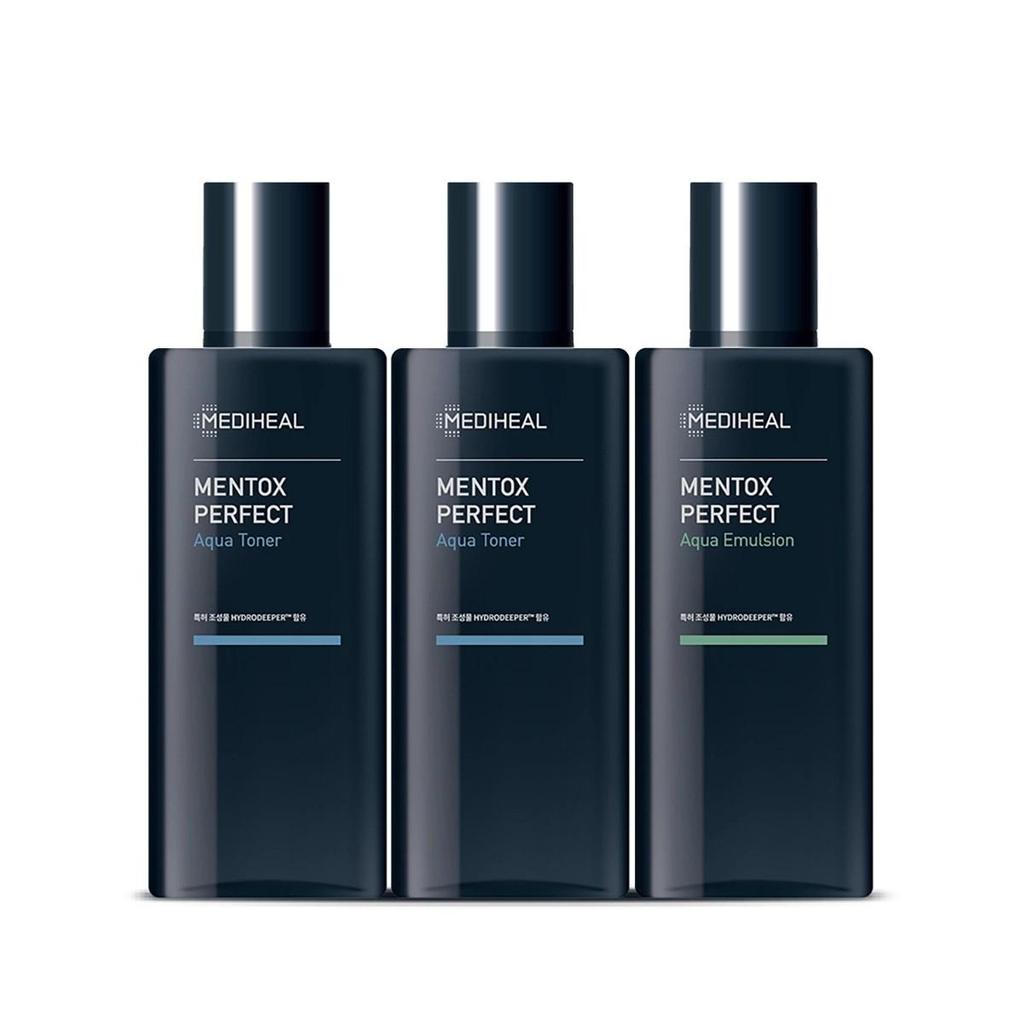 MEDIHEAL ManTox Perfect Aqua Skincare 1Box (20ea)