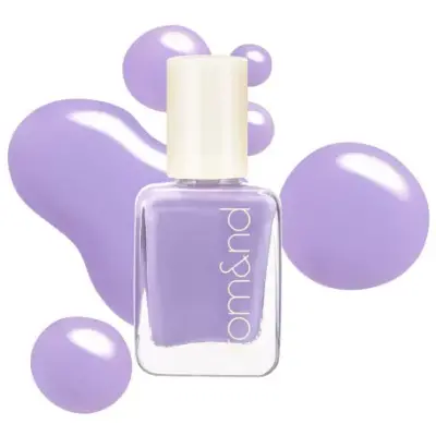 rom&nd Mood Pebble Nail W06 Lilac Soap 1Box (20ea)