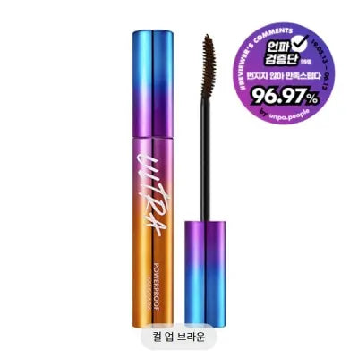 missha ULTRA POWERPROOF MASCARA [CURL UP BRWON) 8G 1Box (6ea)