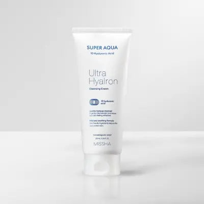 missha SUPER AQUA ULTRA HYALRON CLEANSING CREAM 200ML 1Box (10ea)