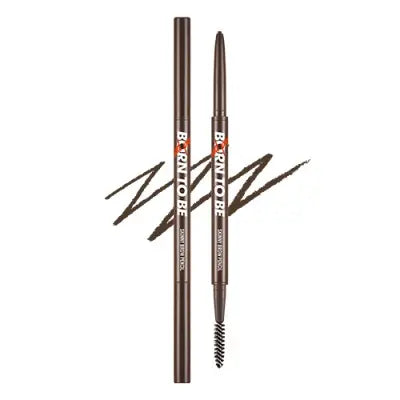 Apieu BORN_TO_BE_MADPROOF_SKINNY_BROW_PENCIL_[01 DARK BROWN] 0.09g 1Box (6ea)