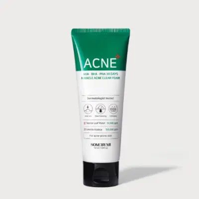 SOME BY MI MIRACLE ACNE CLEAR FOAM (Shrink wrap/Barcode) 1Box (300ea)