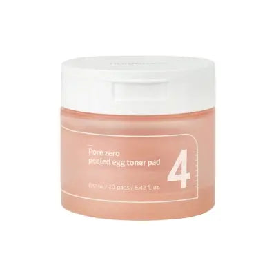Numbuzin No.4 Pore Zero Peeled Egg Toner Pad 190ml / 70 Pads 1Box (30ea)
