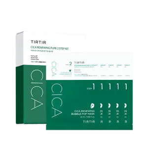 TIRTIR Cica Renewing Pure Two Step Kit (2ml+25ml)*5ea 1Box (18ea)