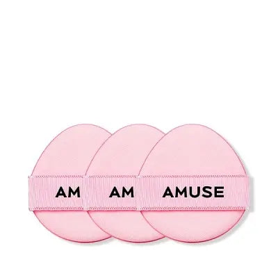 AMUSE DEW POWER VEGAN CUSHION PUFF 3P 1Box (1ea)