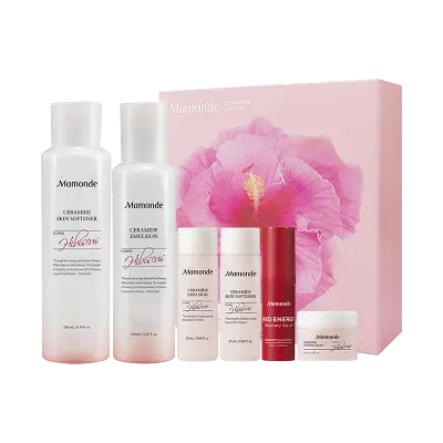 Mamonde Ceramide Duo Set Ceramide Skin Softener 200ml+Ceramide Emulsion 150ml+Gift(Skin Softener 25ml+Emulsion 25ml+Cream 15ml+Serums 5ml) 1Box (1ea)