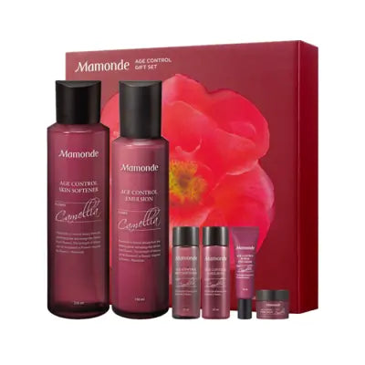 Mamonde MAMONDE Age Control Skin Softener Softener 200ml+Emulsion 150ml+Gift(Softener 25ml+Emulsion 25ml+Cream 15ml+Eye Cream 10ml) 1Box (1ea)