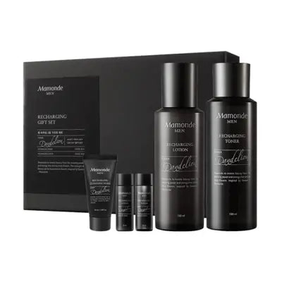 Mamonde MAMONDE Men Recharging Gift Set Toner 180ml+Lotion 150ml+Gift(Toner 25ml+Lotion 25ml+Cleansing Foam 50ml) 1Box (10ea)