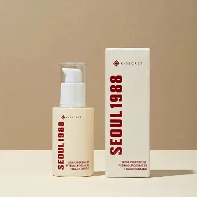 K-SECRET SEOUL 1988 Serum : Retinal Liposome 2% + Black Ginseng 30ml 1Box (120ea)