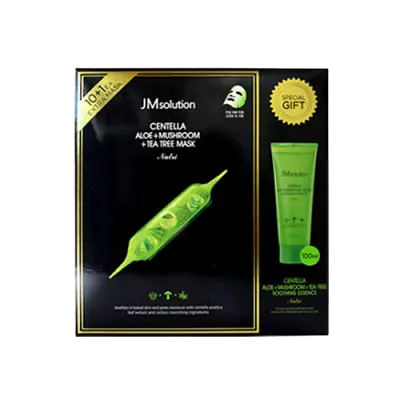 JM solution JMsolution Centella Aloe+Mushroom+Tea Tree Mask Nutri Set 30ml*11ea+100ml 1Box (1ea)