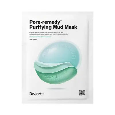 Dr.Jart+ Dermask Pore·remedy Purifying Mud Mask(13g*5ea) 1Box (24ea)