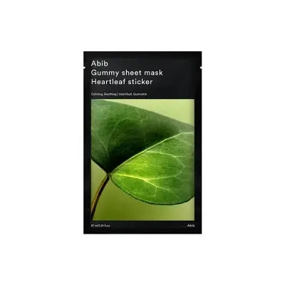 Abib Gummy sheet mask Heartleaf sticker 27ml 1Box (24ea)