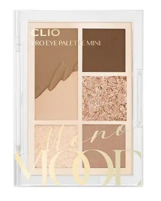 CLIO Pro Eye Palete Mini 0.6gX4, 1.6gX1 #001 Mono Mood 1Box (180ea)