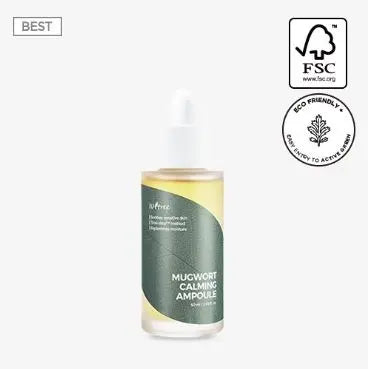 Isntree MUGWORT CALMING AMPOULE_50ml 1Box (60ea)