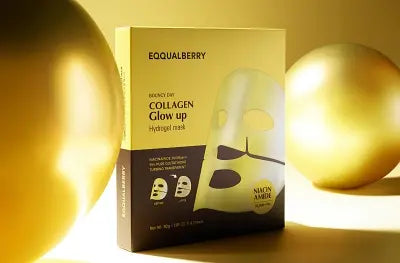 EQQUALBERRY COLLAGEN GLOW UP HYDROGEL MASK 30g | 4sheets(with Unit Carton) 1Box (40ea)