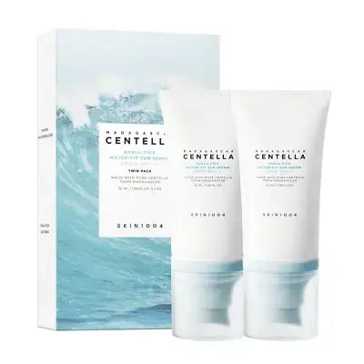 SKIN1004 Madagascar Centella Hyalu-Cica Water-Fit Sun Serum Twin Pack (50ml*2) 1Box (24ea)