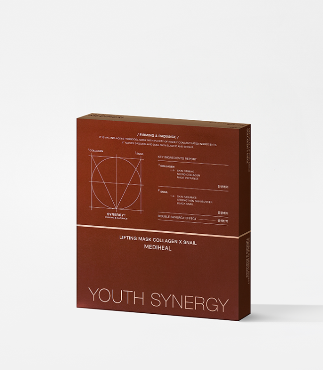 MEDIHEAL Youth Synergy Lifting Mask Collagen Snail *5 1Box (30ea)