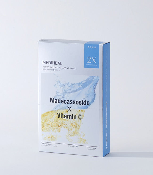 MEDIHEAL Derma Synergy Wrapping Mask [Tone Correction] *10_LW 1Box (28ea)