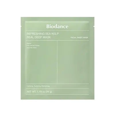 Biodance Refreshing Sea Kelp Real Deep Mask (34g*4ea) 1Box (60ea)