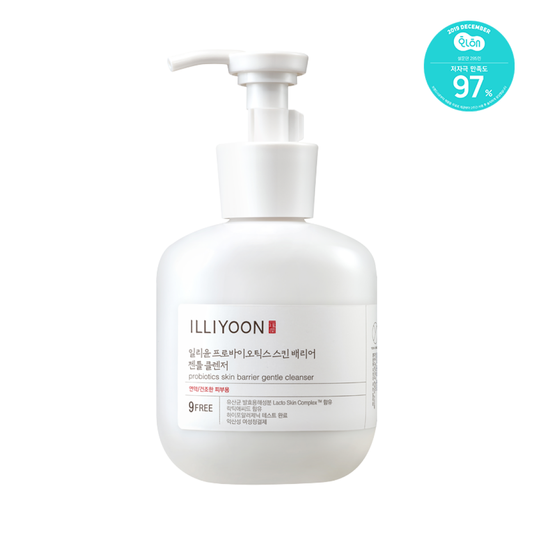 ILLIYOON Probiotics Skin Barrier Gentle Cleanser 300ml (BI (25 (Expiration Date Notation 1Box (8ea)