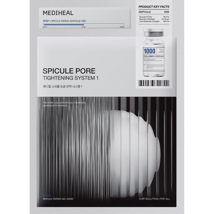 MEDIHEAL Spicule Pore Elastic System 1 [10 sheets]_LW 1Box (40ea)